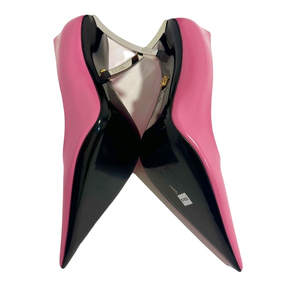 As seen on Paris Hilton. Versace Pink Lemon Pumps 37. - Picture 6 of 15